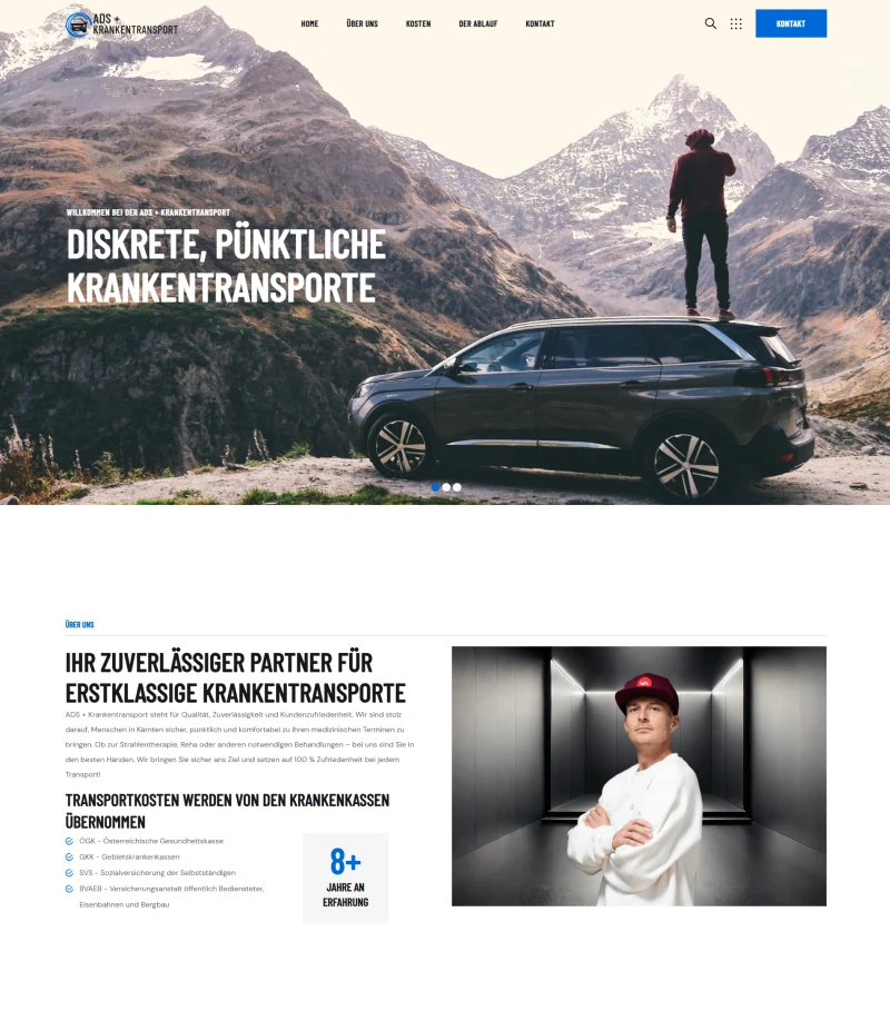 Krankentransport K&auml;rnten Homepage kaufen